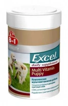 8in1 (8в1) Excel Multi Puppy Vitamin Комплексна мультивітамінна добавка для цуценят та зростаючих собак