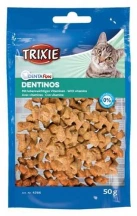 Trixie (Тріксі) Denta Fun Dentinos Вітамінізовані ласощі для чищення зубів та міжзубних просторів для кішок img