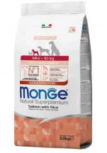 Monge (Монж) Dog Mini Puppy & Junior Monoprotein Salmon Сухий корм з лососем і рисом для цуценят і юніорів дрібних порід img