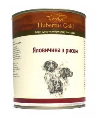 Hubertus (Хубертус) Gold Консерви для собак з рисом і телятиною