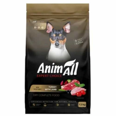 AnimAll (ЕнімАлл) Dog Adult Small Breed Turkey & Lamb Сухий корм з індичкою та ягням для дорослих собак дрібних порід