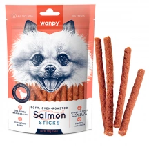 Wanpy (Ванпі) Dog Salmon Sticks Ласощі палички з лососем для собак img