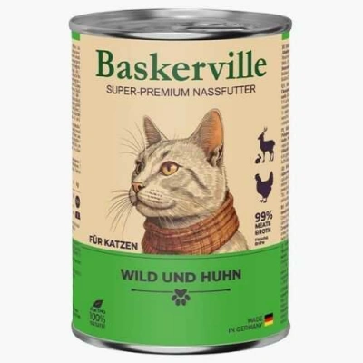Baskerville (Баскервіль) Cat Adult Deer & Chicken Вологий корм з олениною та куркою для котів і кішок