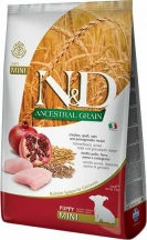 Farmina (Фарміна) N&D Low Grain Mini Puppy Chicken & Pomegranate Низькозерновий сухий корм з куркою та гранатом для цуценят дрібних порід img