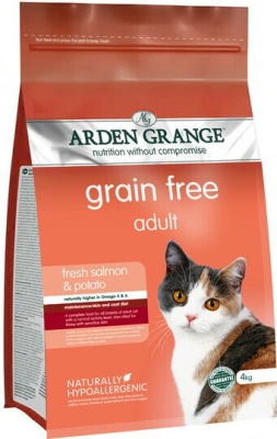 Arden Grange (Арден Гранж) Salmon & Potato Гіпоалергенний беззерновий корм для котів і кішок з лососем