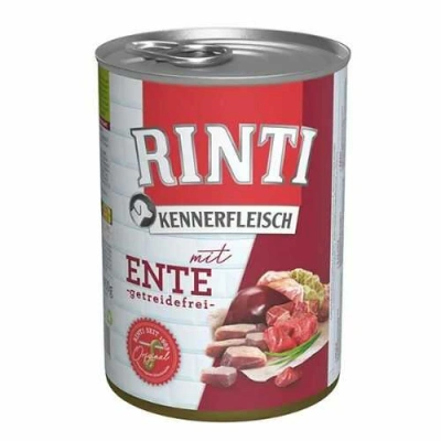 Rinti (Рінті) Kennerfleisch Dog Adult Duck Беззерновий вологий корм з качкою для дорослих собак різних порід