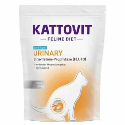 Kattovit (Катовіт) Veterinary Urinary Tuna Dry Дієтичний сухий корм з тунцем для котів і кішок із захворюваннями нижніх сечовивідних шляхів