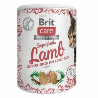 Brit Care (Бріт Кеа) Cat Superfruits Snack Lamb Ласощі з ягням для дорослих котів і кішок