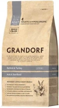 Grandorf (Грандорф) Rabbit & Turkey Sterilized Гіпоалергенний корм для стерилізованих котів і кішок з кроликом img