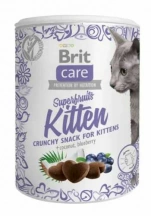 Brit Care (Бріт Кеа) Cat Snack Superfruits Kitten Ласощі з куркою, кокосом і чорницею для кошенят img
