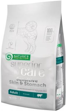 Сухий корм Nature’s Protection Superior Care Sensitive Skin & Stomach Adult All Breeds Lamb