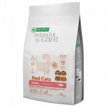Natures Protection (Натур Протекшн) Superior Care Red Cats Adult All Breeds Grain Free Herring Беззерновий сухий корм з оселедцем для котів і кішок з рудою і коричневою шерстю img