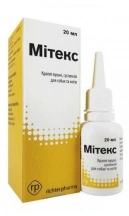 Mitex (Мітекс) Вушні краплі для лікування отиту у кішок та собак img