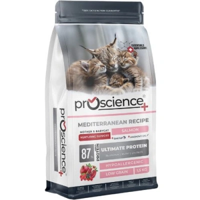 ProScience (ПроСайнс) Cat Mother & Baby Salmon Сухий корм з лососем для вагітних, годуючих кішок і маленьких кошенят