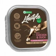 Natures Protection (Натур Протекшн) Lifestyle Kitten Chicken & Duck Вологий корм з куркою і качкою для кошенят img