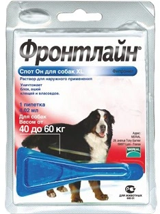 Frontline (Фронтлайн) Spot-On Краплі від бліх та кліщів для собак
