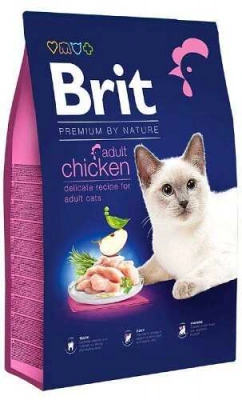 Brit Premium (Бріт Преміум) Cat Adult Chicken 300 гр Сухий корм для дорослих котів і кішок з куркою