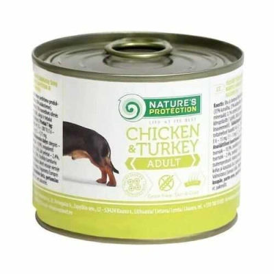 Natures Protection (Натур Протекшн) Dog Adult All Breeds Chicken & Turkey Беззерновий вологий корм з куркою й індичкою для дорослих собак усіх порід