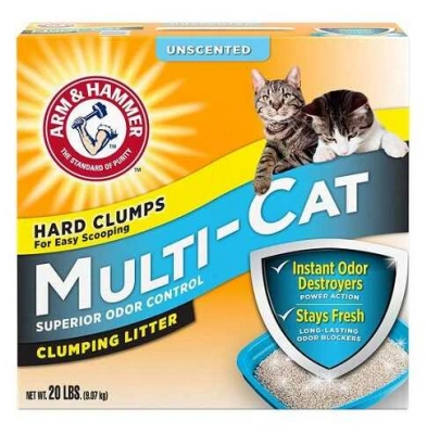 Arm & Hammer (Арм Хаммер) Multi-Cat Бентонітовий наповнювач для котячих туалетів без аромату