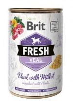 Brit Fresh (Бріт Фреш) Veal & Millet Консерви для собак з телятиною і пшоном img