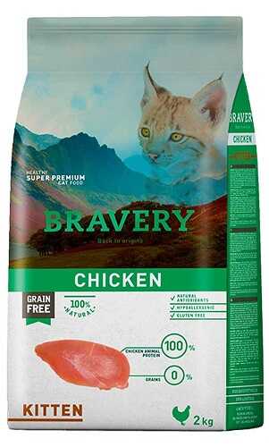 Корм для котят Bravery Kitten Chicken