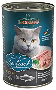 Leonardo (Леонардо) Reich an Fish Консервований корм з океанічною рибою для котів та кішок
