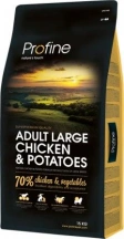 Profine (Профайн) Dog Adult Large Breed Chicken & Potatoes Сухий корм для великих порід собак з куркою і картоплею img