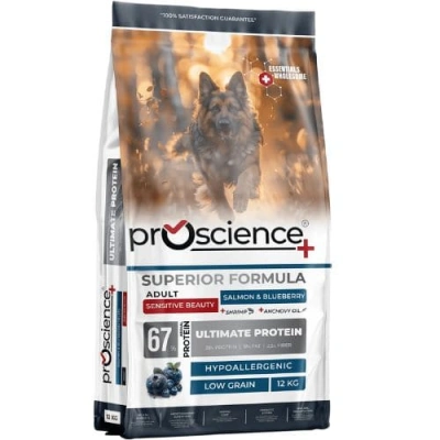 ProScience (ПроСайнс) Dog Adult Sensitive Digestion Salmon & Blueberry Сухий корм з лососем для собак різних порід з чутливим травленням