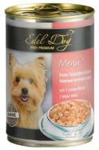 Edel Dog (Едель) Консерви для собак із трьома видами м'яса img