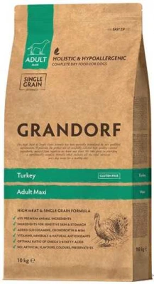 Grandorf (Грандорф) Maxi Adult Turkey Гіпоалергенний корм з індичкою для дорослих собак великих порід