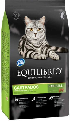 Equilibrio (Еквілібріо) Cat Adult Castrados Hairball Сухий корм для стерилізованих котів і кішок для виведення грудок шерсті