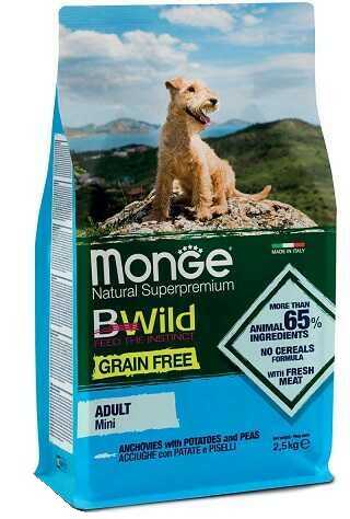 Monge (Монж) BWild Grain Free Mini Adult Anchovy