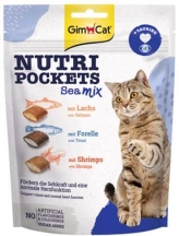 GimCat (ДжимКет) Nutri Pockets Sea Mix Ласощі для кішок Морський мікс