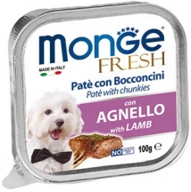 Monge (Монж) Fresh Lamb Вологий корм для собак паштет з ягнятком img