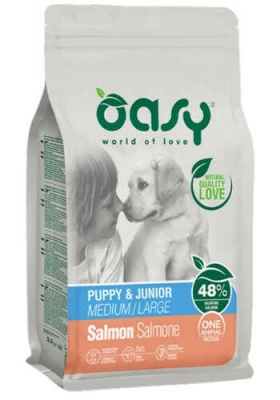 Oasy (Озі) OAP Dog Puppy Medium & Large breeds Salmon Сухий корм з лососем для цуценят середніх і великих порід
