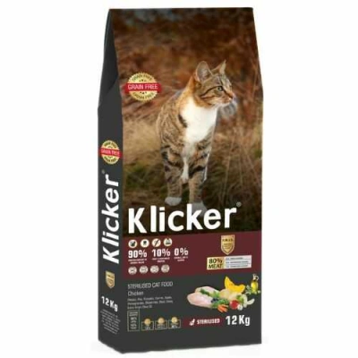 Klicker (Клікер) Cat Adult Sterilised Chicken Сухий корм з куркою для стерилізованих котів і кішок