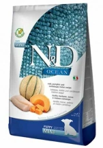 Farmina (Фарміна) N&D Ocean Grain Free Puppy Mini Cod Беззерновий сухий корм з тріскою, гарбузом і динею для цуценят дрібних порід img