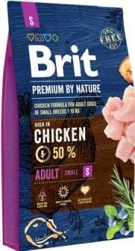 Brit Premium (Бріт Преміум) Dog Adult S Корм ​​для дорослих собак дрібних порід з куркою
