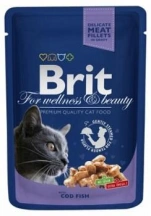 Brit Premium (Бріт Преміум) Cat Вологий корм для котів з тріскою