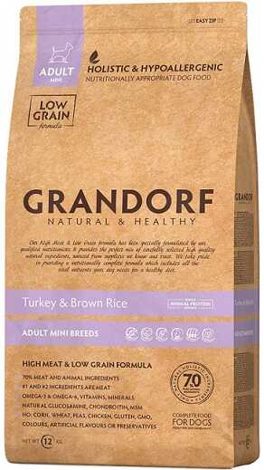 Сухой корм Grandorf Mini Adult Turkey & Brown Rice
