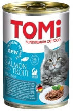 Tomi (Томі) Salmon & Trout Superpremium Консерви з лососем та фореллю для котів та кішок img