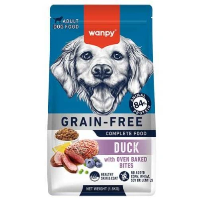 Wanpy (Ванпі) Dog Adult Grain Free Duck Беззерновий сухий корм з качкою для дорослих собак різних порід