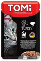 Tomi (Томі) Veal & Turkey Вологий корм з телятиною та індичкою для котів, соус