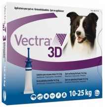 Vectra 3D (Вектра 3Д) Краплі від бліх та кліщів для собак 10-25 кг