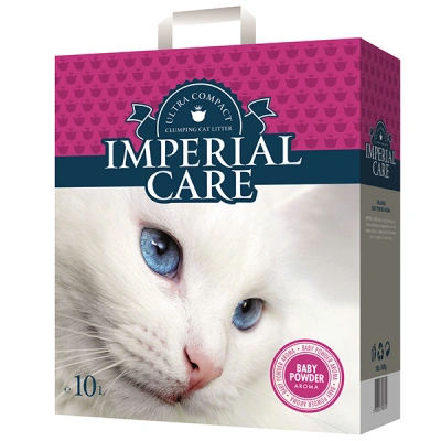 Imperial Care (Імперіал Кеа) Baby Powder Ультрагрудкувальний бентонітовий наповнювач з ароматом дитячої пудри для котячого туалету