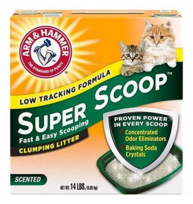 Arm & Hammer (Арм Хаммер) Super Scoop Бентонітовий наповнювач для котячих туалетів з ароматом