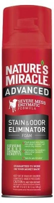 Natures Miracle (Нейчерс Міракл) Advanced Dog Stain & Odor Eliminator Знищувач плям та запахів від собак з посиленою формулою, аерозоль-піна