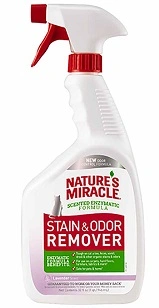 Nature's Miracle (Нейчерс Міракл) Спрей із запахом лаванди для видалення плям та запахів від кішок