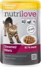 Nutrilove (Нутрилав) Cat Chicken Консерви для кішок з куркою в соусі img