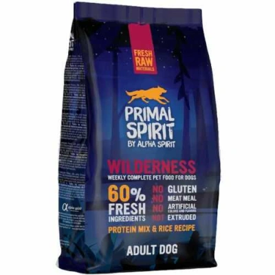 Primal Spirit (Прімал Спіріт) Dog Adult Wilderness Сухий корм зі свининою, куркою і рибою для собак різних порід